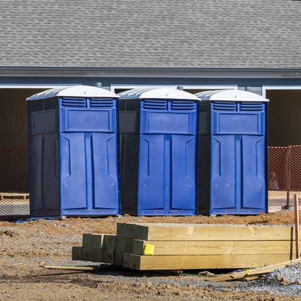 what is the cost difference between standard and deluxe portable restroom rentals in Millmont